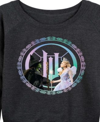 Plus Size French Terry Long Sleeve Pullover Top