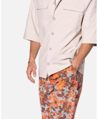 Men's Lined Woven Nylon Shirt