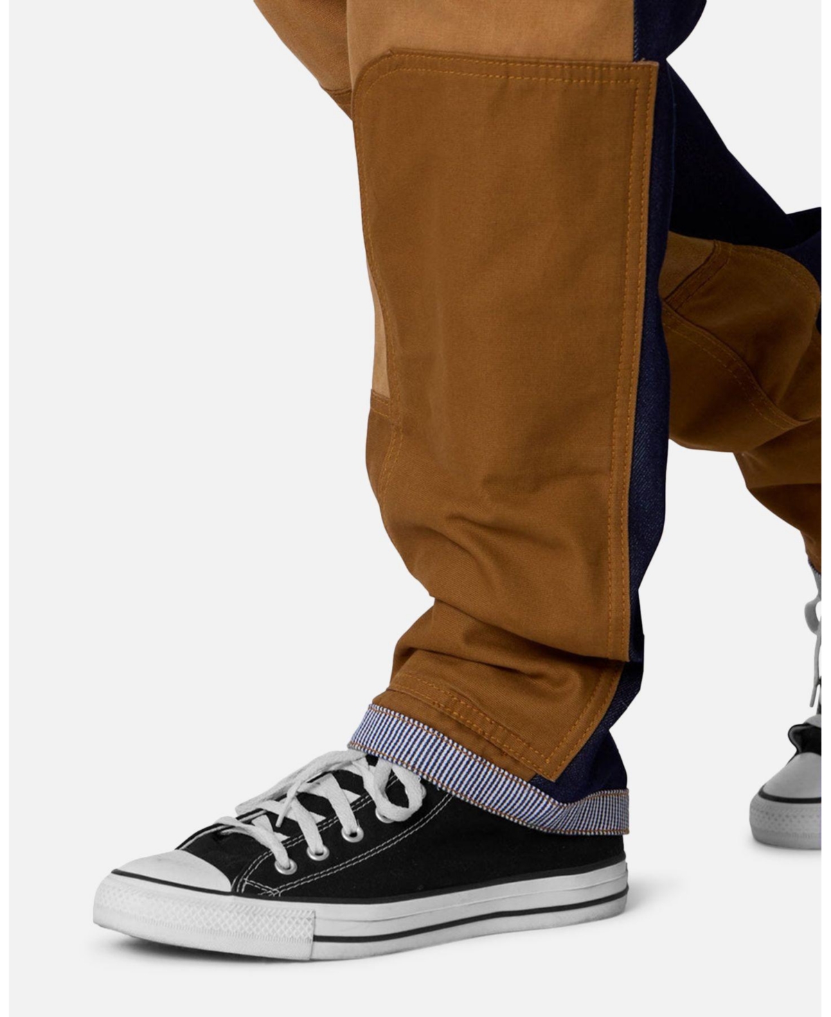 mnml Men's V727 Mixed Canvas Baggy Denim