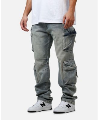 Men's V709 Wide Bellow Cargo Denim Jean's