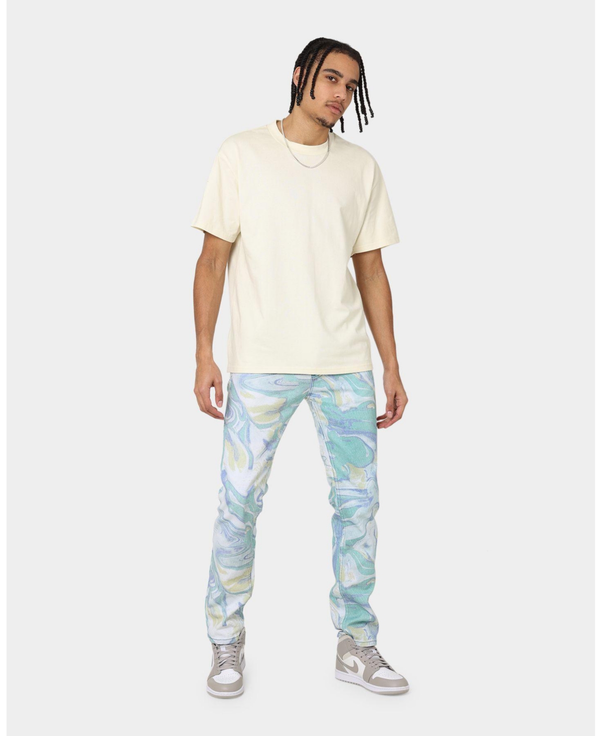 mnml Men's D433 Spill Denim Jeans