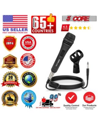 Microphone XLR Dynamic Karaoke Singing Handheld Microfono Professional Vocal DJ Music Mic - 2PCS