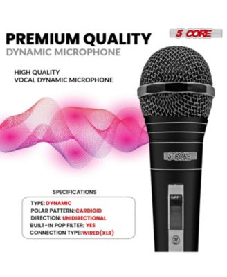 Microphone XLR Dynamic Karaoke Singing Handheld Microfono Professional Vocal DJ Music Mic