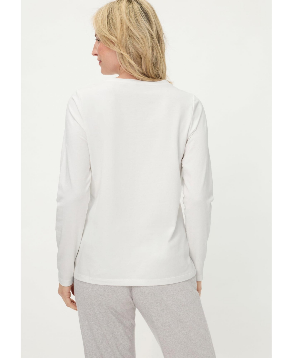 Olsen Women's Studded Trim, Casual, Stylish T-Shirt