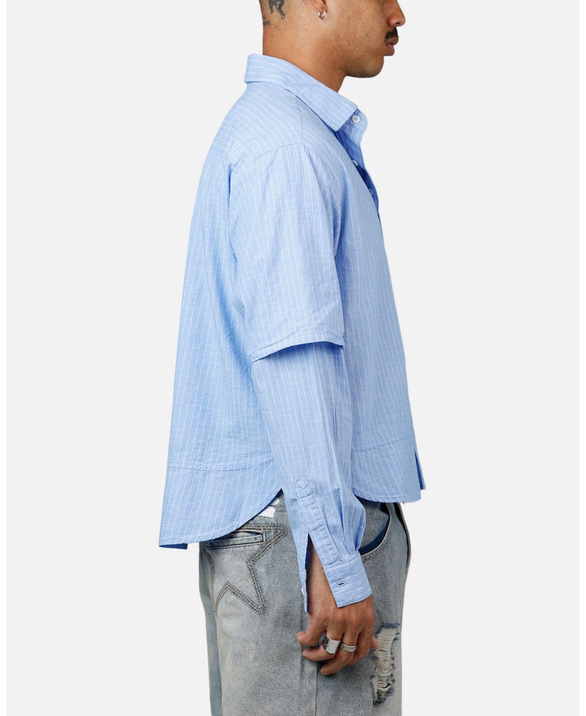 mnml Men's Chambray Double Layer Shirt