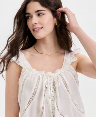 Women's Mabel Lace-Trim Tank Top
