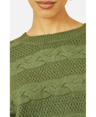 Women's Cable Knit Relaxed Fit Jumper