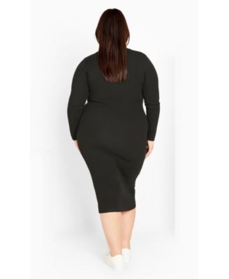 Women's Plus Size Scarlett Rib Dress