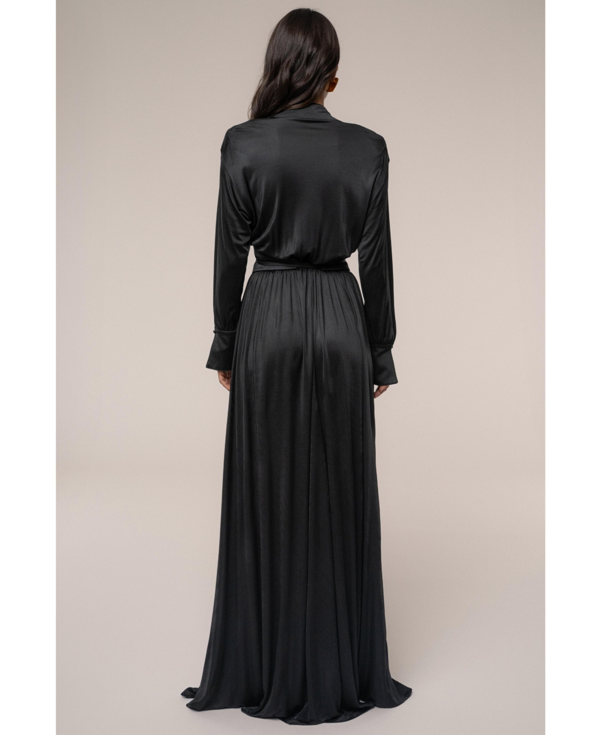 Jluxlabel Women's High Line Collar Maxi Dress