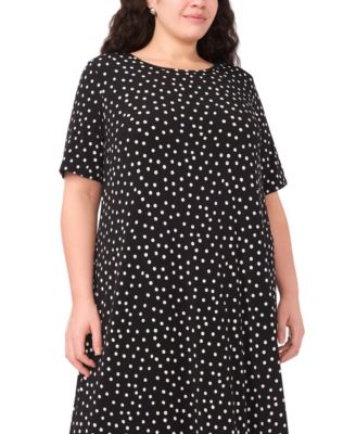 Plus Size Crewneck Maxi Dress