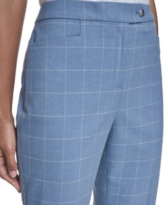 Women's Windowpane Modern Fit Pants