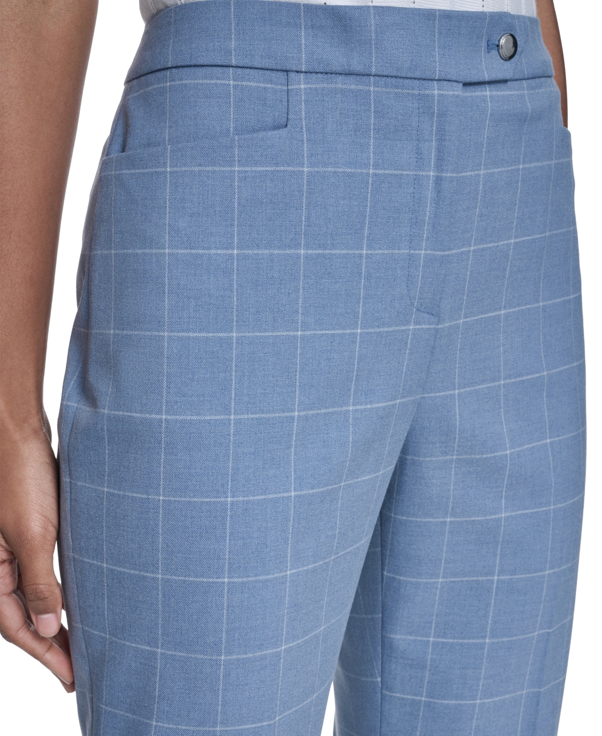 Calvin Klein Women's Windowpane Modern Fit Pants