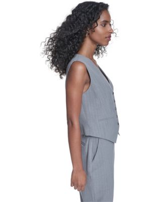 Women's Pinstripe Vest Top