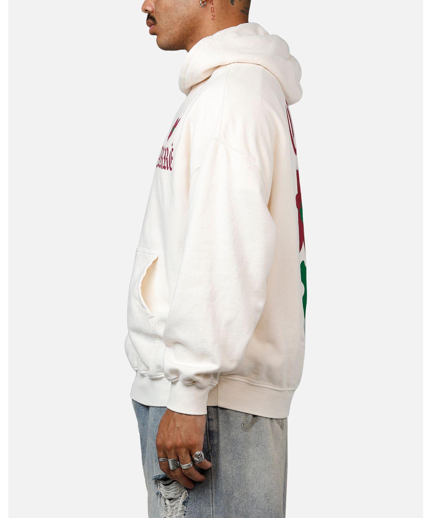 Men's Eternal Garden Premium Hoodie Sweatshirt - Off White L