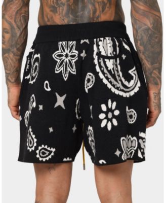 Men's Paisley Knit Shorts