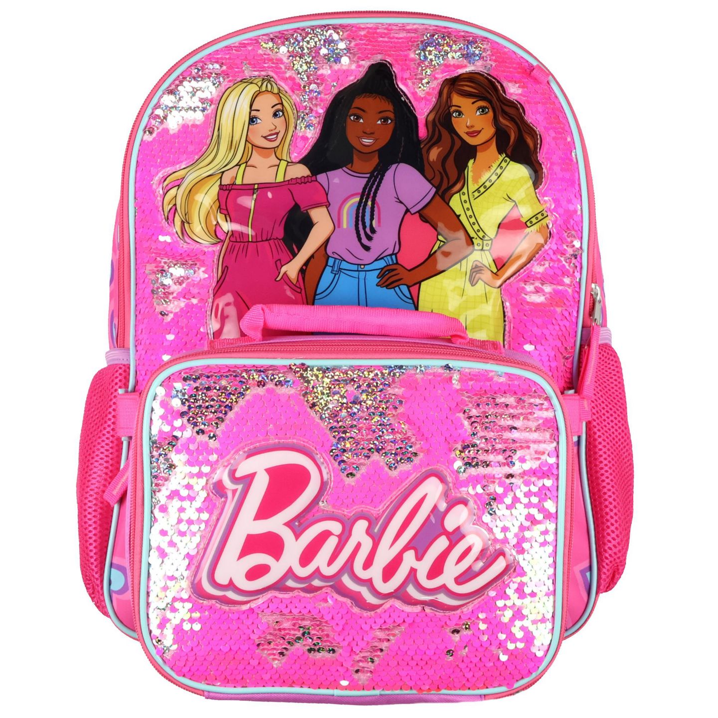 Рюкзак Barbie 5 PC Set with Matching Lunch Box School Bookbag — фото 2