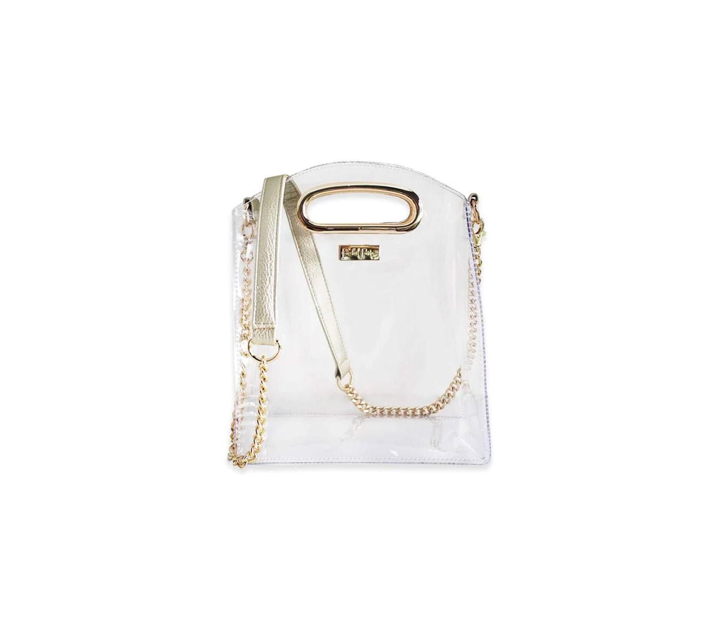 Женская сумка Packed Party Clear Stadium Crossbody Bag Women Fashion Clear Purse or Handbag Trendy Look for Ladies at Work Travel and Game Day Cooper Crossbody, цвет: Прозрачный — фото 4