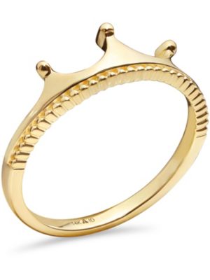 Crown Ring in 14K Gold