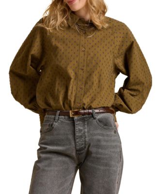 Women's Julia Balloon Sleeve Loose Fit Shirt