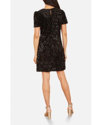 Women's Sequin Tunic Mini Dress