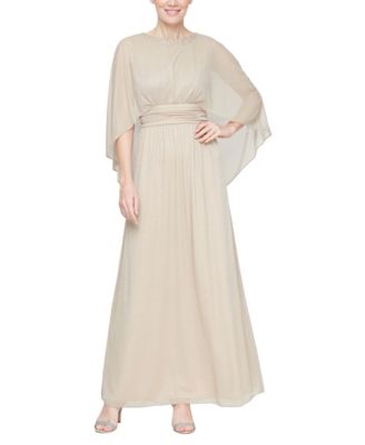 SL Fashions - Petite Ruched Waist Maxi Dress