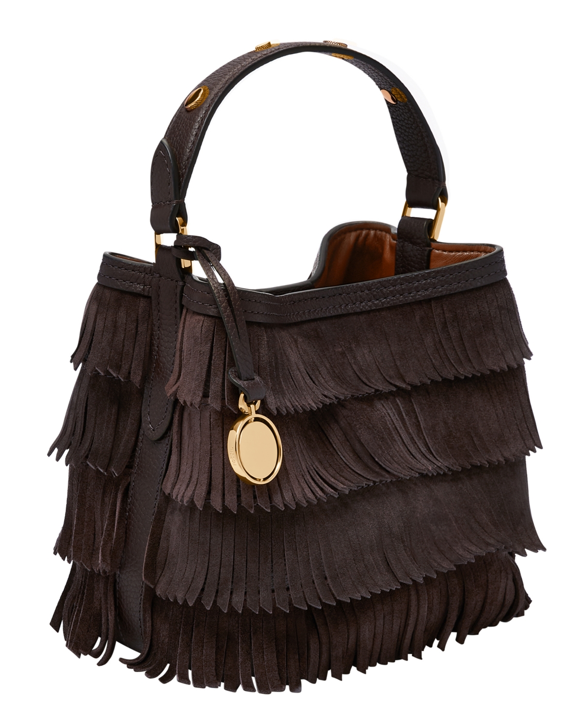 Fossil Jessie Bucket Shoulder Bag In Brown