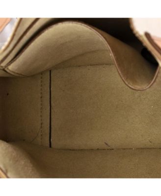 Mini Logo Crossbody Bag Perforated Faux Leather