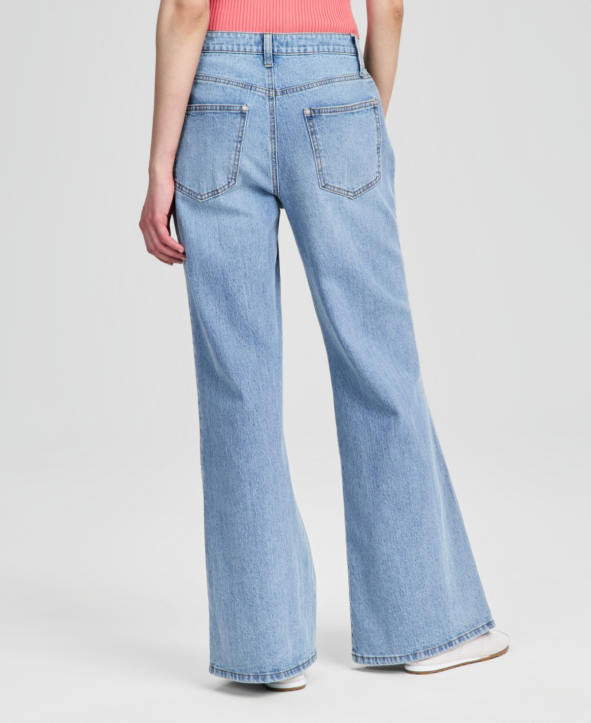 And Now This Women's Patchwork Flare-Leg Jeans, Macy's Exclusive