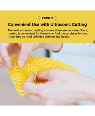 Kproduct4u K-CORNSSIL 6 Layers PLA Mesh Scrubber, 5 pcs