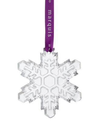 Marquis by Waterford - Crystal Snowflake Ornament