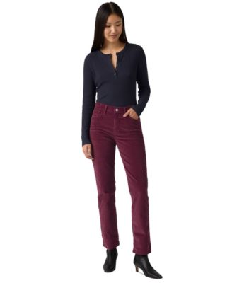 Women's Classic Mid Rise Straight-Leg Jeans