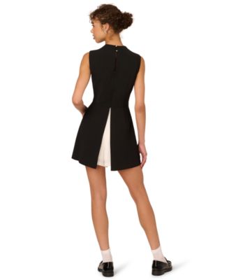 Women's Color Block Crewneck Romper
