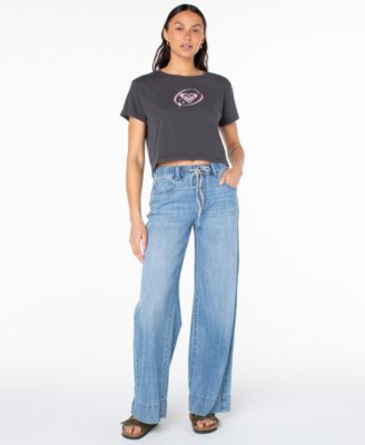 Women's Finley Drawstring Waist Mid-Rise Jeans