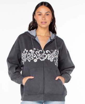 Roxy - Women's Lineup Oversized Full-Zip Hoodie