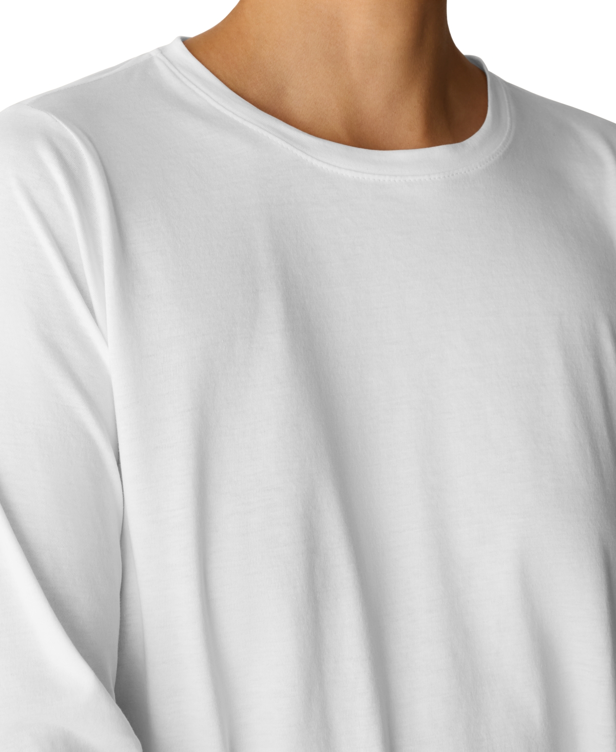 Eileen Fisher Women's Round Neck Long-Sleeve Top