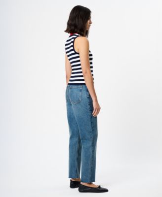 Women's Striped Sleeveless Top