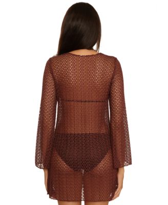 Women's Crocheted Cover-Up Dress