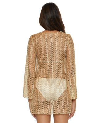 Women's Crocheted Cover-Up Dress