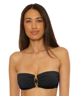 Women's Rock-Solid Gold Buckle Bandeau Top