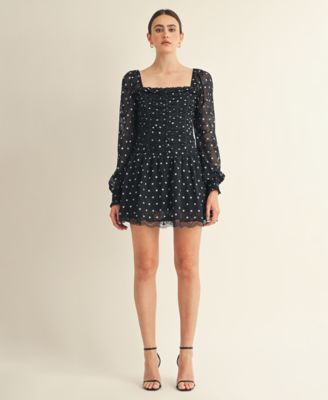 Women's Sorenne Square Neck Mini Dress