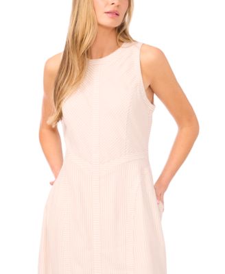 Women's Seam Detail Sleeveless Midi Dress