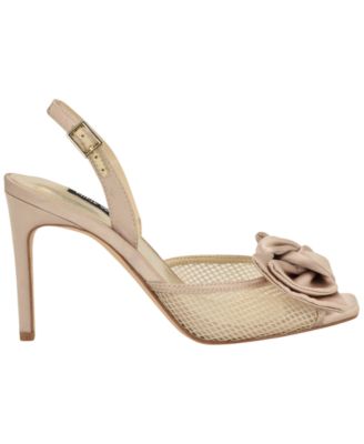 Women's Gergia Mesh Slingback Stiletto Sandals