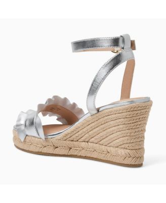Rozette Ruffle Wedge
