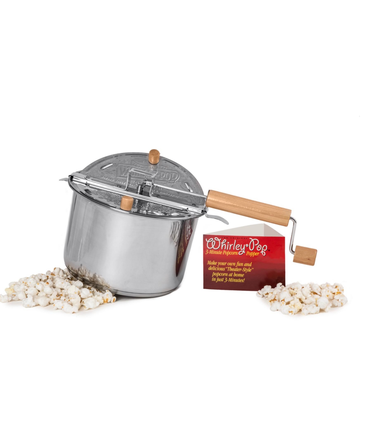 Wabash Valley Farms Creamy Ranch Whirley Pop Gift Set, 4.5 Lbs. In Silver