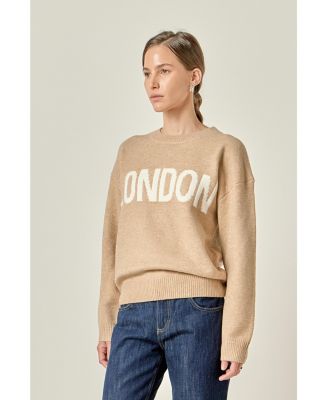 Women's Lettering Sweater