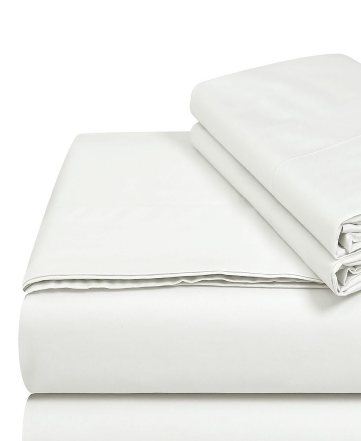 Tribeca Living 300-thread Count Cotton 4-pc. Extra Deep Pocket Sheet Set, Full In White