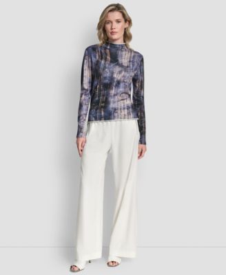 Women's Printed Long Sleeve Sweater