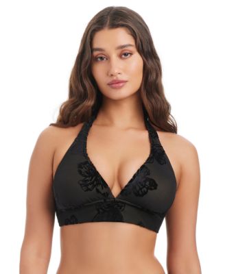 Women's Place In The Sun Banded Halter Bra, Macy's Exclusive