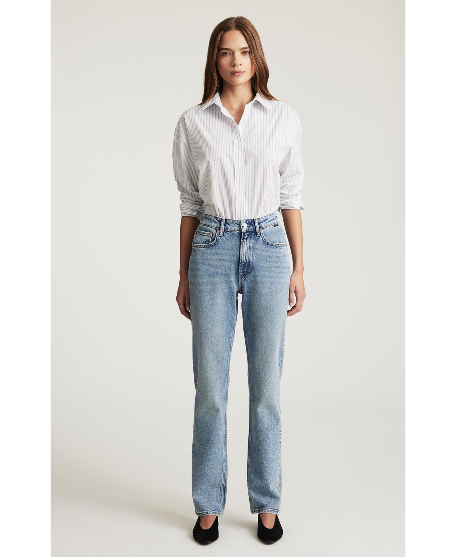 Women's Mavi New York Straight Leg In Dark Vintage Classic Denim