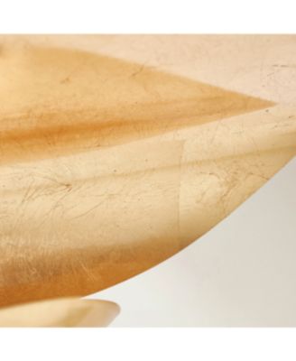 Doyer Gold Leaf Chandelier 23.5"